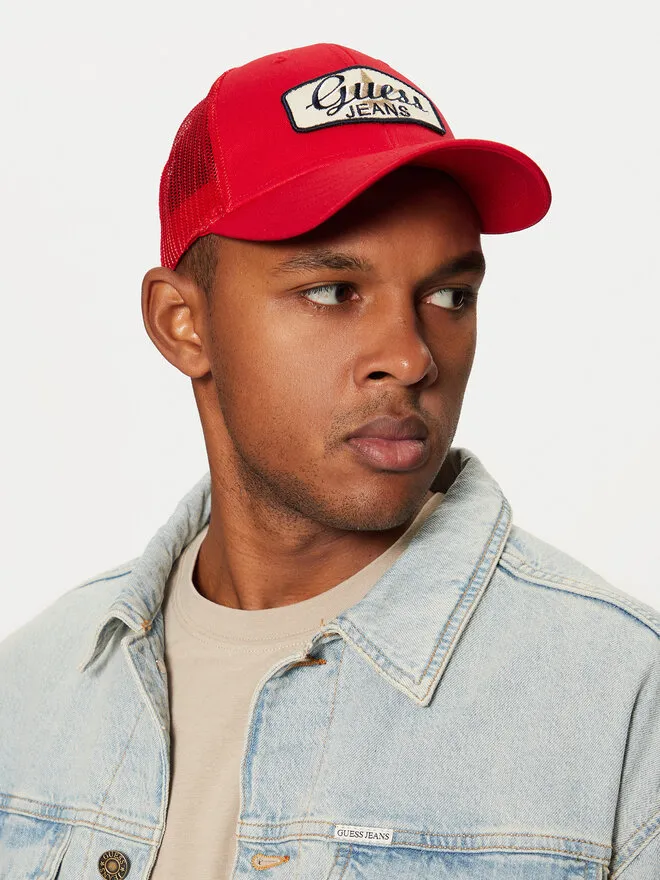 Guess Jeans Καπέλο Jockey · Κόκκινο
