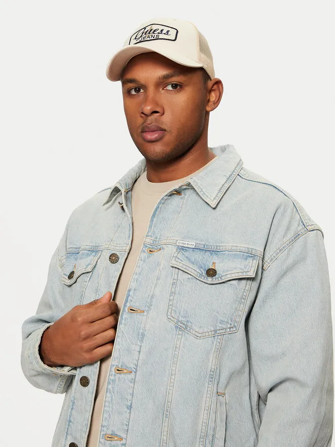Guess Jeans Καπέλο Jockey · Εκρού