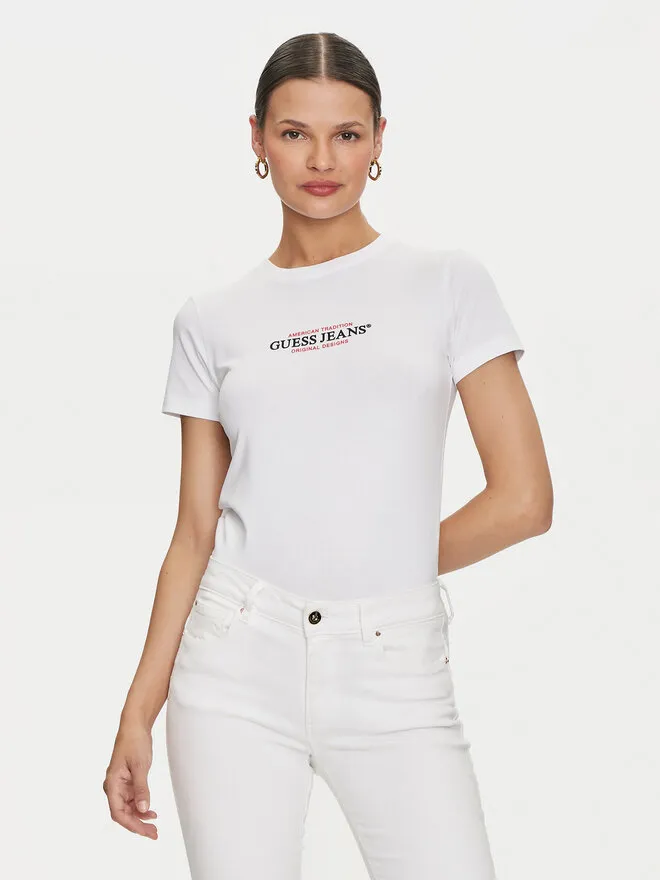 Guess Jeans T-Shirt · Λευκό