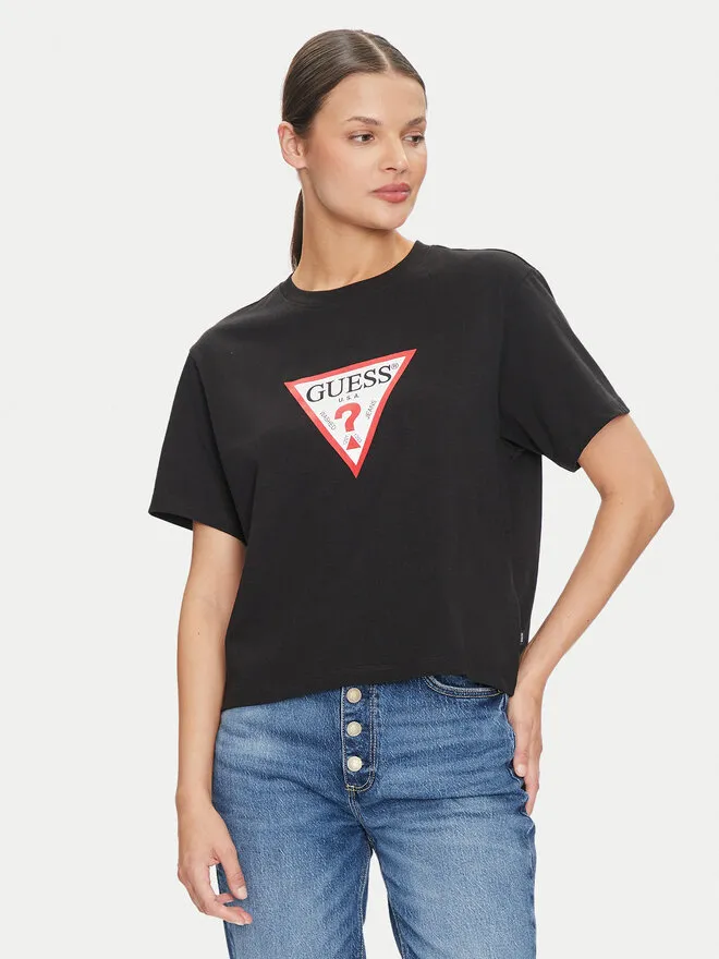 Guess Jeans T-Shirt · Μαύρο