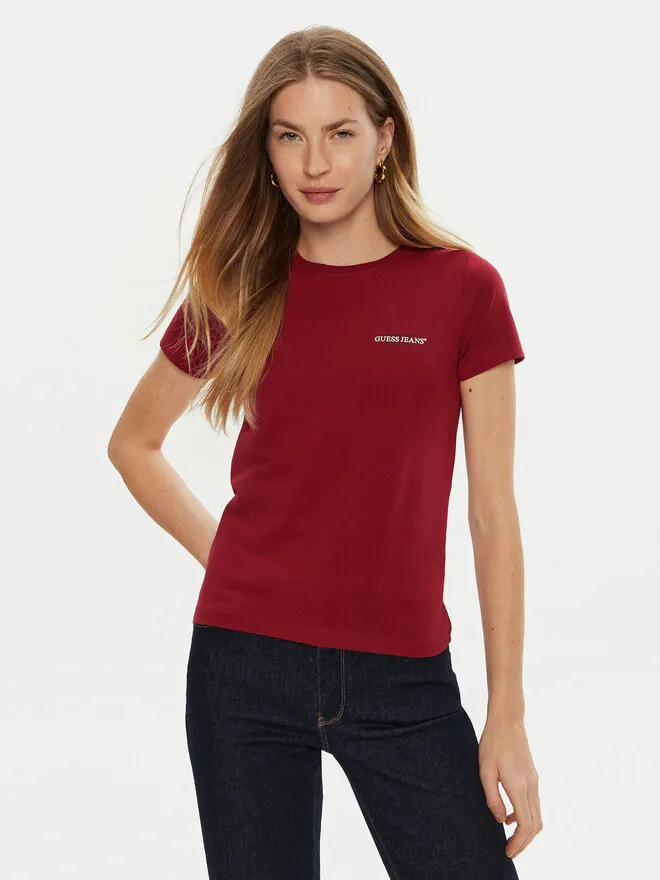 Guess Jeans T-Shirt · Κόκκινο