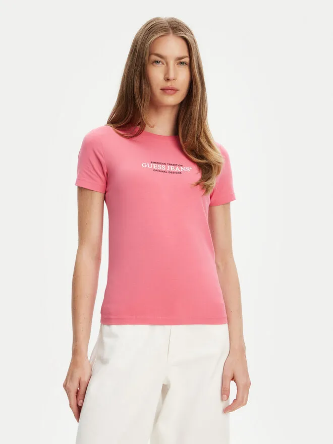 Guess Jeans T-Shirt · Ροζ