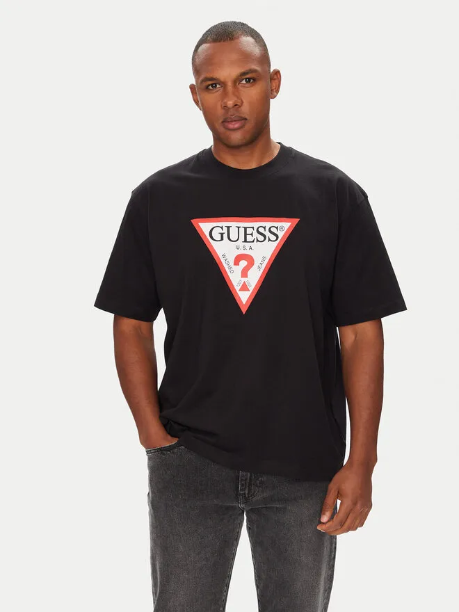 Guess Jeans T-Shirt · Μαύρο