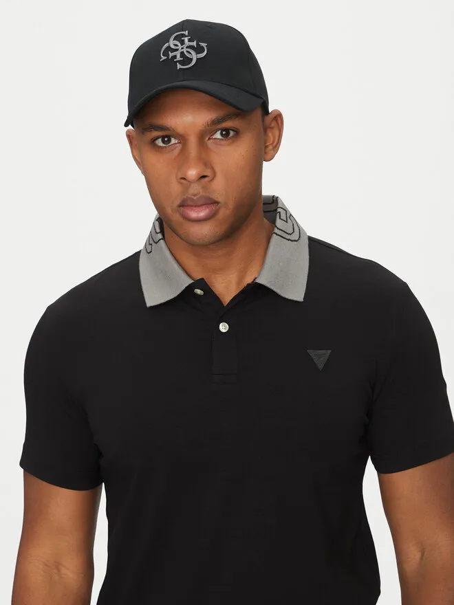 Guess Καπέλο Jockey · Μαύρο