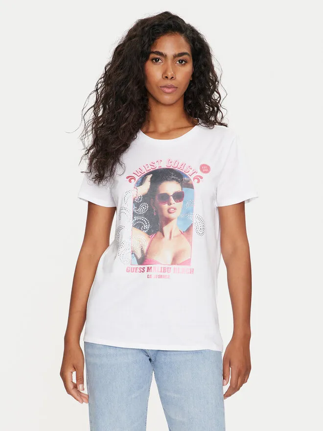 Guess T-Shirt · Λευκό
