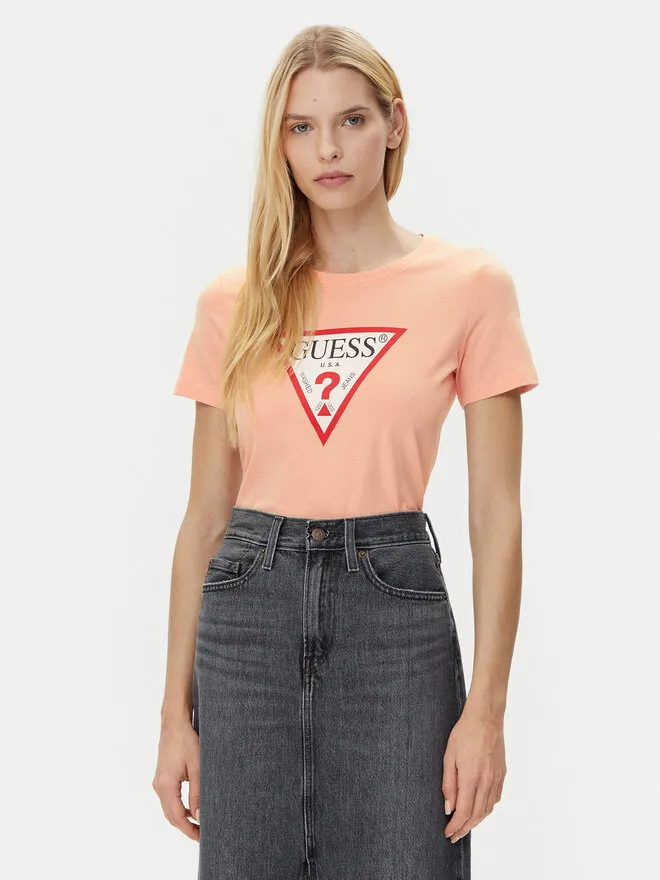 Guess T-Shirt · Κοραλλί