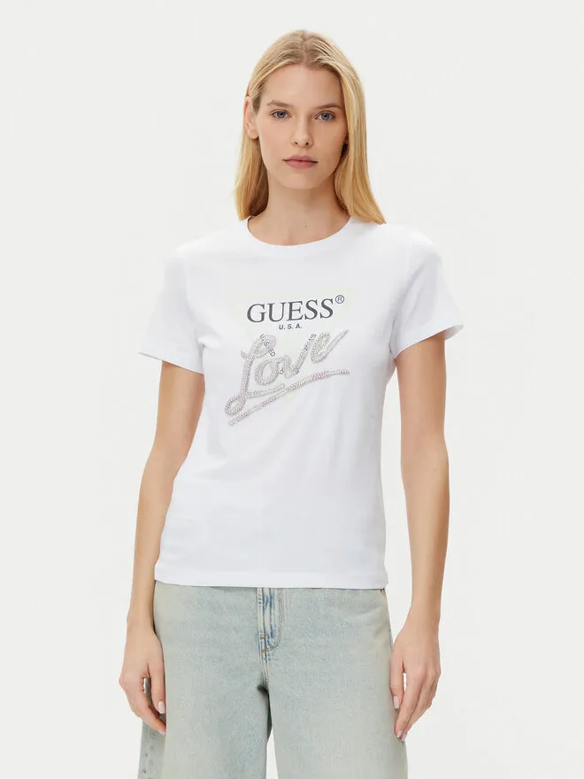 Guess T-Shirt · Λευκό
