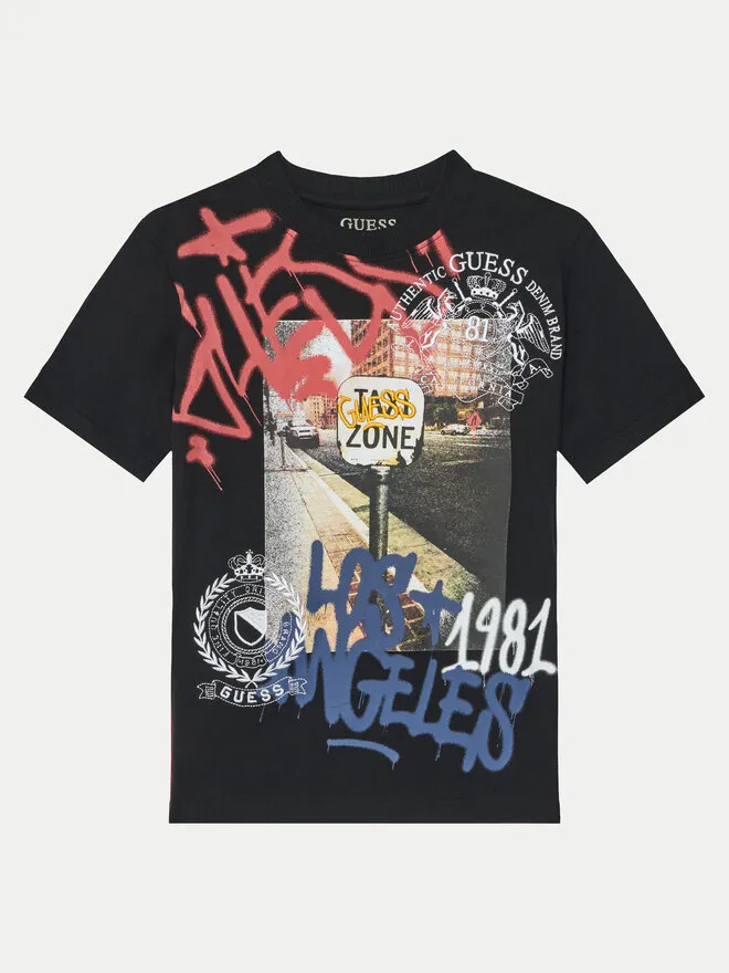 Guess T-Shirt · Μαύρο
