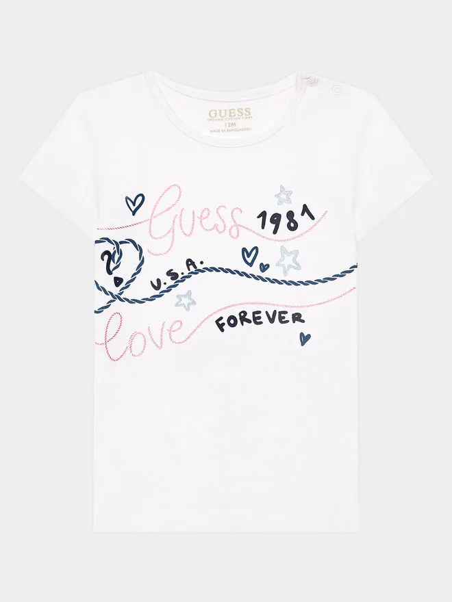 Guess T-Shirt · Λευκό