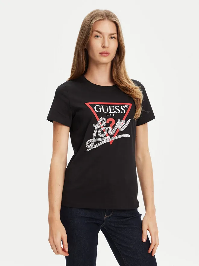 Guess T-Shirt · Μαύρο