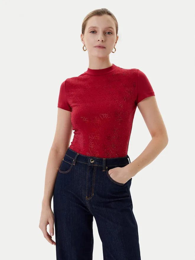 T-Shirt · Μπορντό