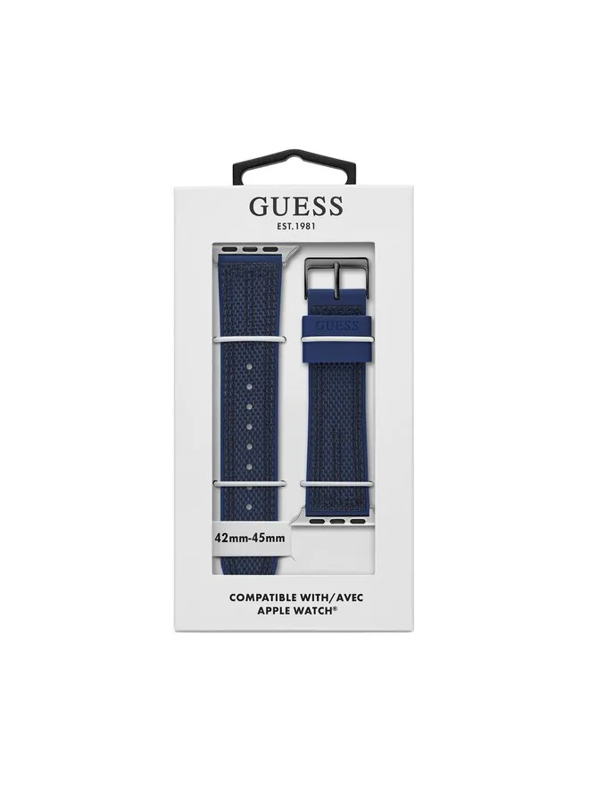 Guess Ανταλλακτικό λουράκι Apple Watch · Σκούρο μπλε