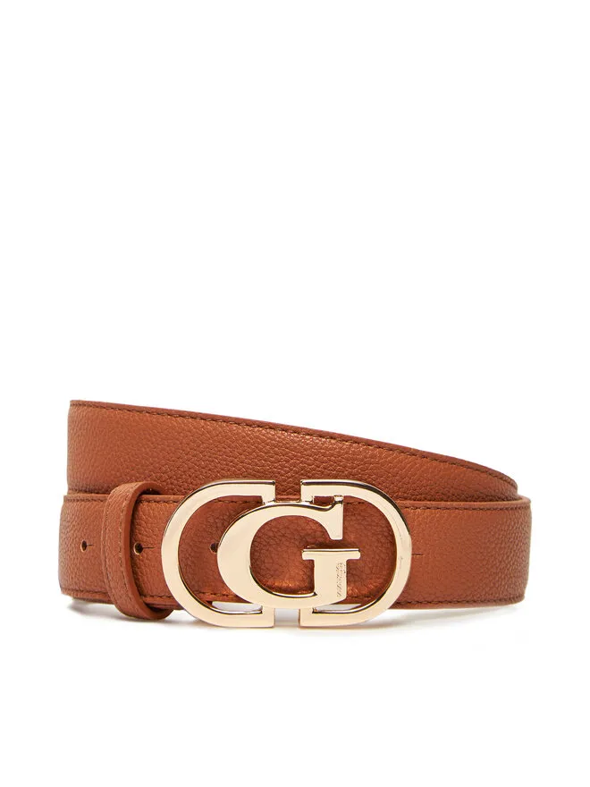 Guess Ζώνη Γυναικεία · Καφέ