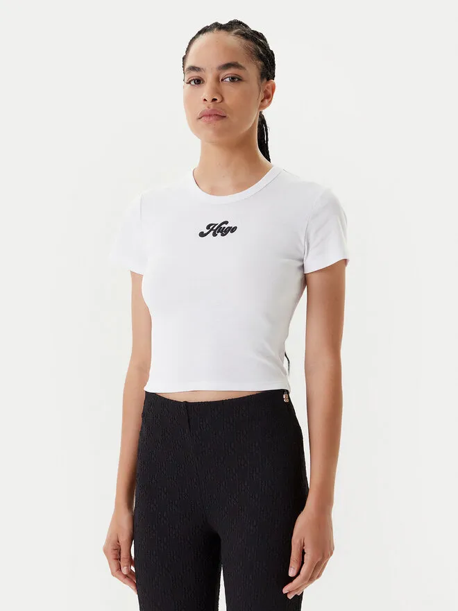 HUGO T-Shirt · Μπεζ
