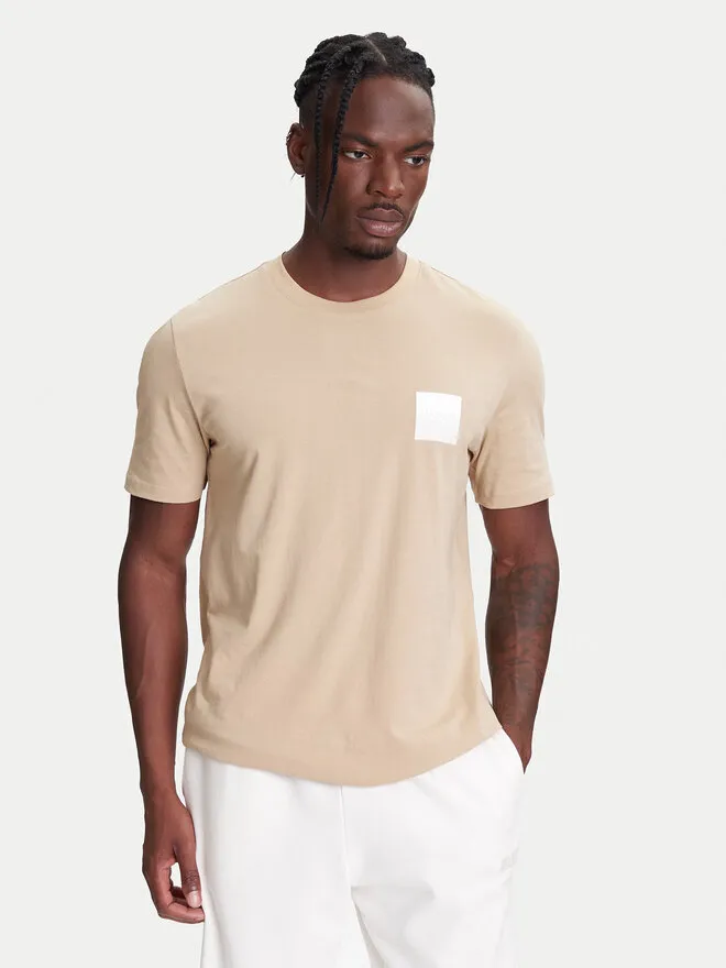 HUGO T-Shirt · Μπεζ