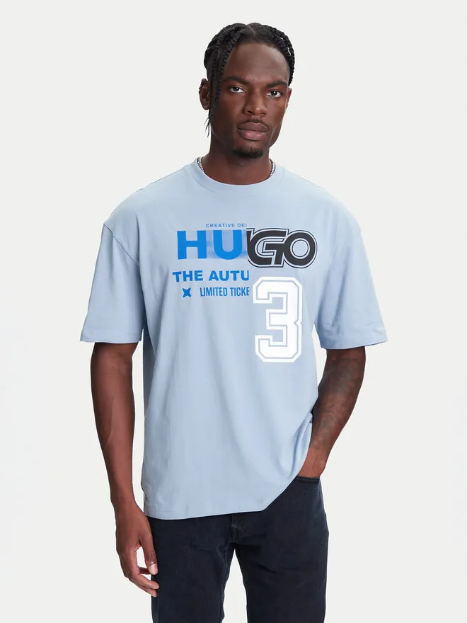 HUGO T-Shirt · Μπλε