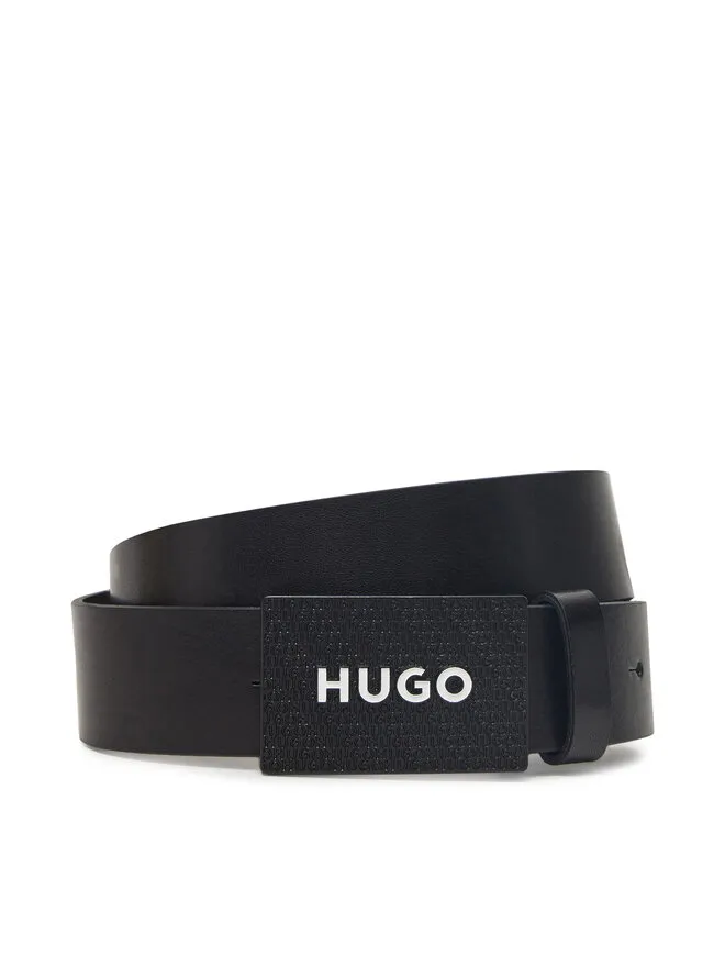 HUGO Ζώνη Ανδρική · Μαύρο
