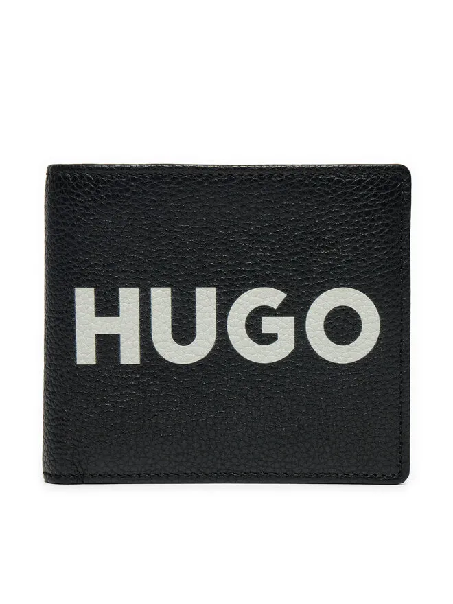 HUGO Μεγάλο Πορτοφόλι Ανδρικό · Μαύρο
