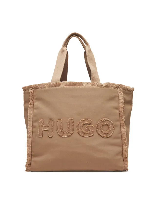 HUGO Τσάντα · Μπεζ