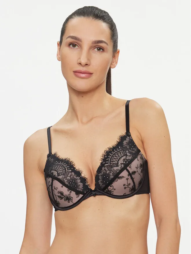 Hunkemöller Σουτιέν Push-up · Μαύρο