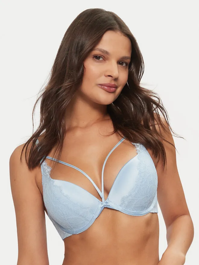 Hunkemöller Σουτιέν Push-up · Μπλε