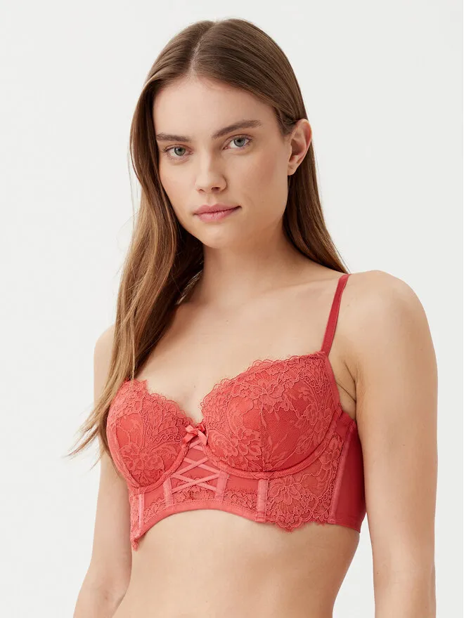 Hunkemöller Σουτιέν Push-up · Κόκκινο