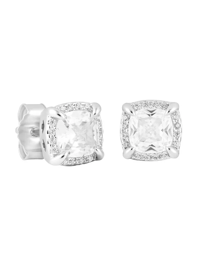 ICED STUFF Σκουλαρίκια · Λευκόχρυσο · Ασημί 925, Επιχρυσωμένο ασήμι
