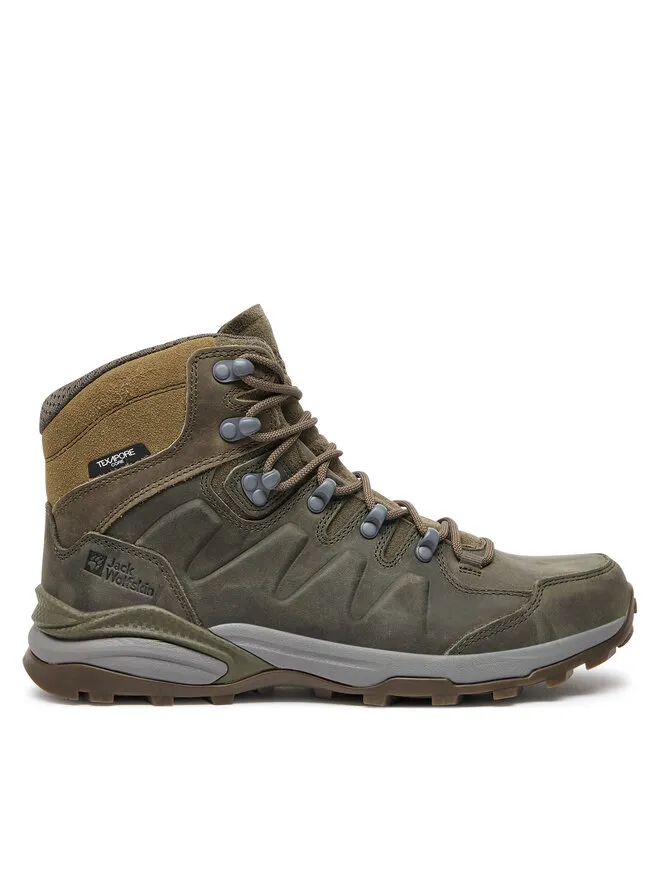Jack Wolfskin Παπούτσια πεζοπορίας · Refugio Prime Texapore Mid M 4059691 · Καφέ