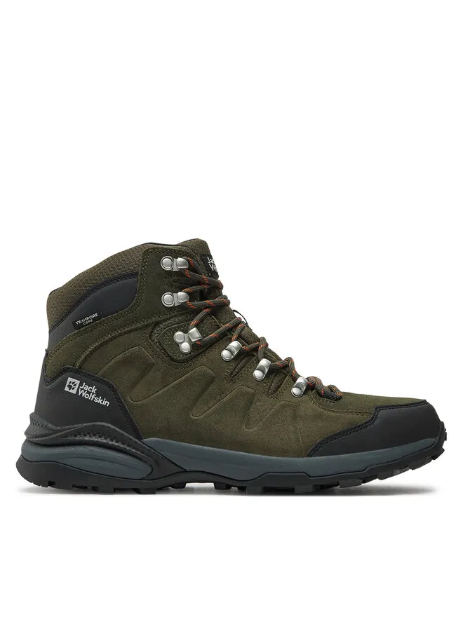 Jack Wolfskin Παπούτσια πεζοπορίας · Refugio Texapore Mid M 4049841 · Χακί