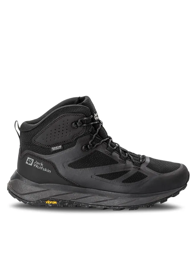 Jack Wolfskin Παπούτσια πεζοπορίας · Terraventure Texapore Mid M 4051521 · Μαύρο