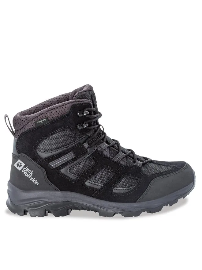 Jack Wolfskin Παπούτσια πεζοπορίας · Vojo 3 Texapore Mid 4042461 · Μαύρο