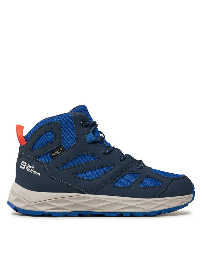 Jack Wolfskin Παπούτσια πεζοπορίας · Woodland 2 Texapore Mid K 4059831 · Σκούρο μπλε