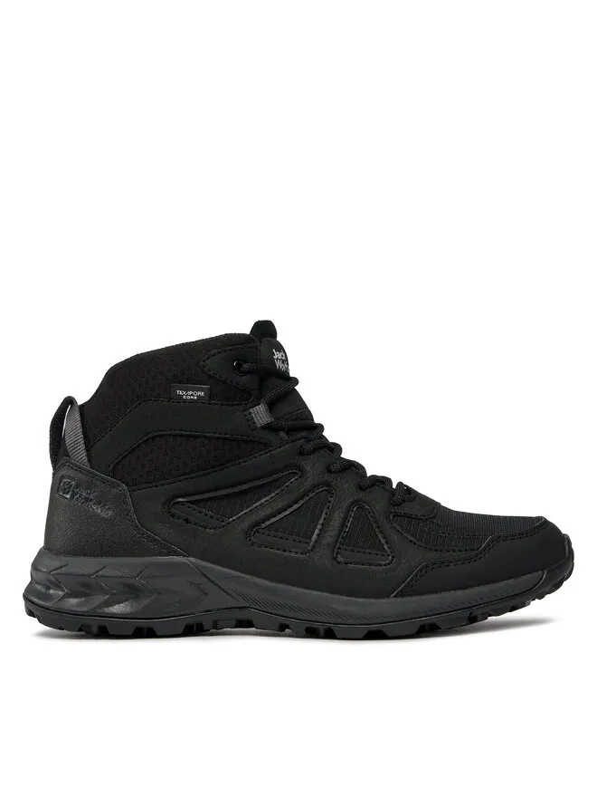Jack Wolfskin Παπούτσια πεζοπορίας · Woodland 2 Texapore Mid M 4051261 · Μαύρο