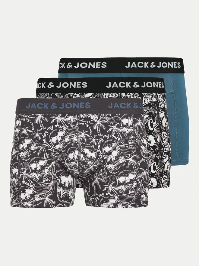 Jack&Jones Junior Σετ μποξεράκια 3 τμχ · Έγχρωμο