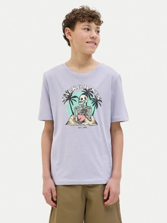 Jack&Jones Junior T-Shirt · Μωβ