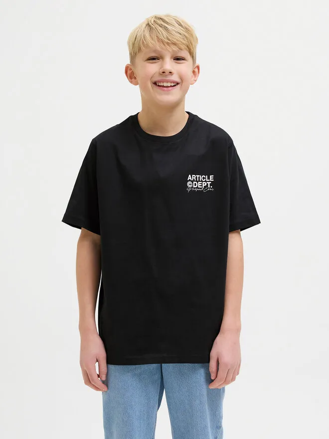 Jack&Jones Junior T-Shirt · Μαύρο