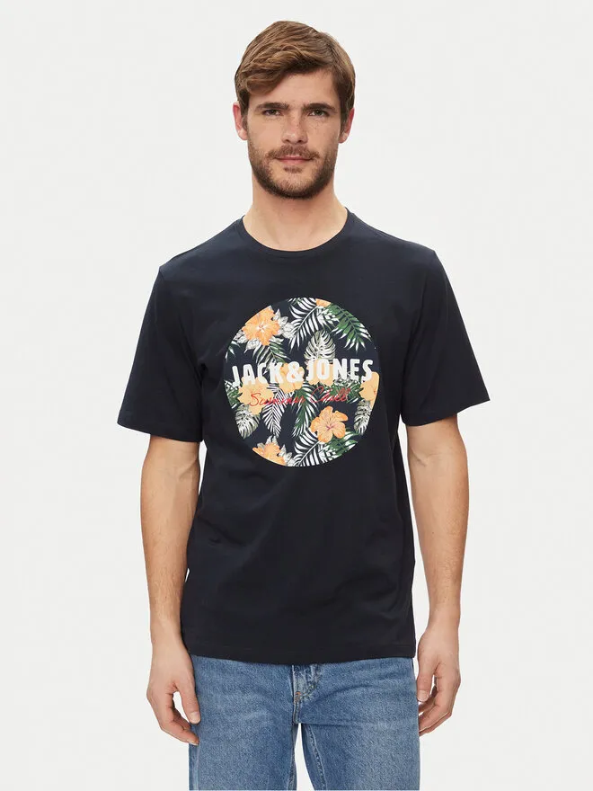 Jack&Jones T-Shirt · Σκούρο μπλε