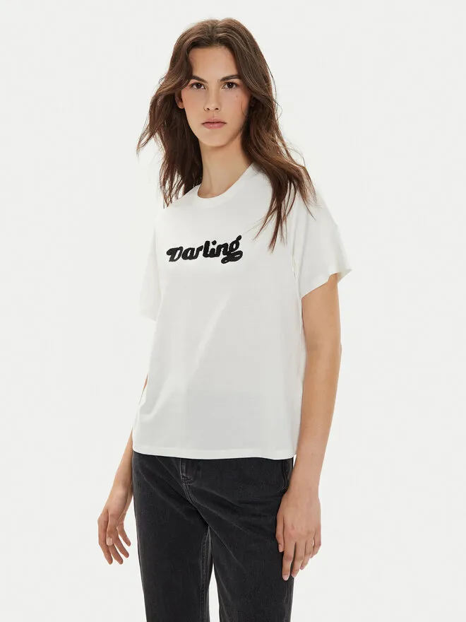 JDY T-Shirt · Εκρού
