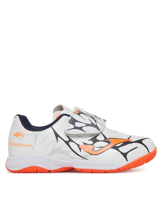 Joma Ποδοσφαιρικά Παπούτσια Super Copa Jr 2502 SCJS2502INV Λευκό