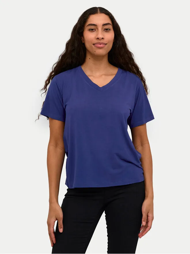 Kaffe T-Shirt · Μπλε