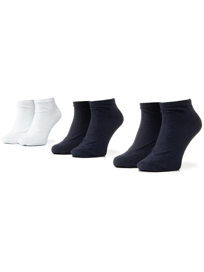 Σετ 3 ζευγάρια κοντές κάλτσες unisex · Σκούρο μπλε