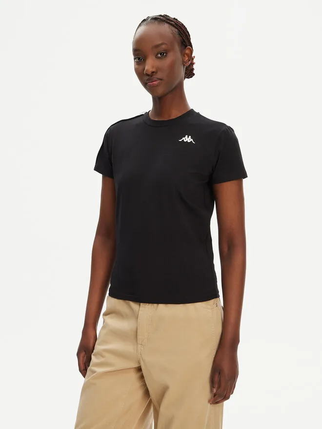 Kappa T-Shirt · Μαύρο