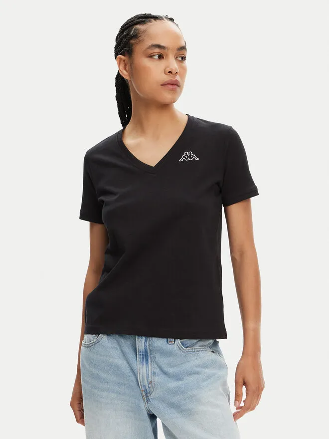 Kappa T-Shirt · Μαύρο