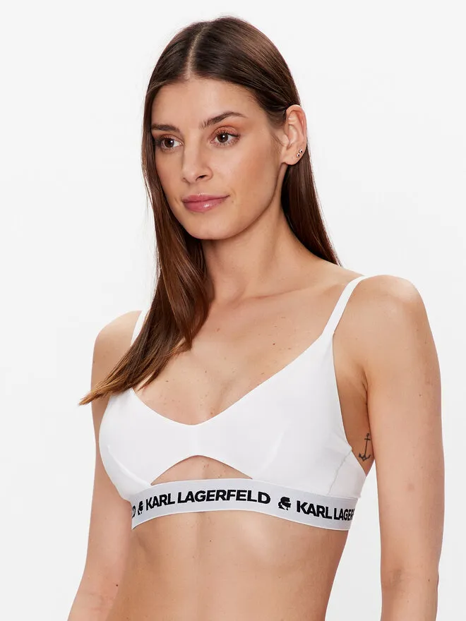 KARL LAGERFELD Σουτιέν Bralette · Λευκό