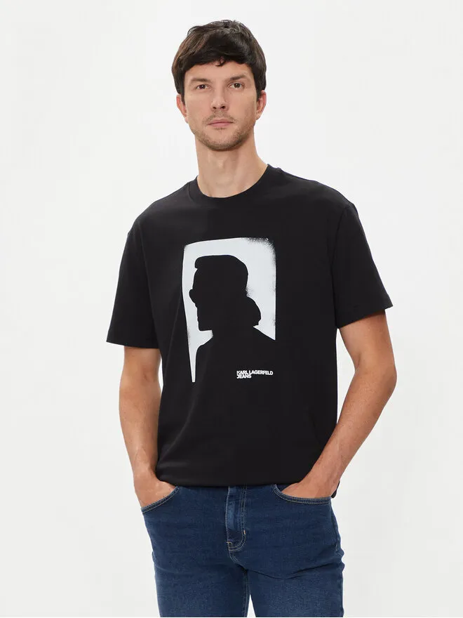 Karl Lagerfeld Jeans T-Shirt · Μαύρο