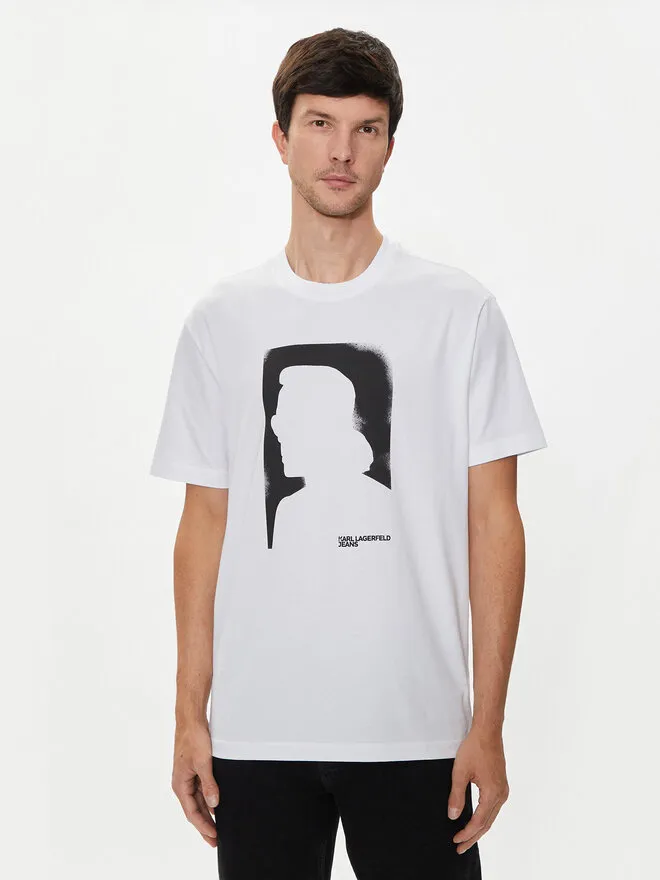Karl Lagerfeld Jeans T-Shirt · Λευκό