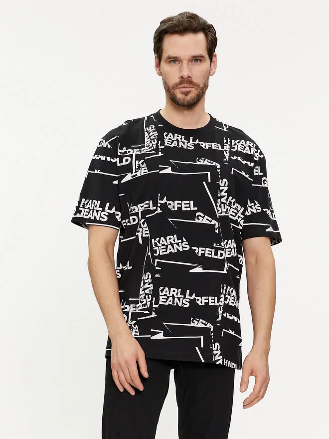 Karl Lagerfeld Jeans T-Shirt · Μαύρο