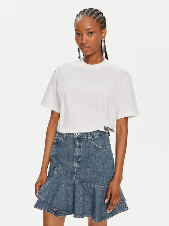 Karl Lagerfeld Jeans T-Shirt · Λευκό
