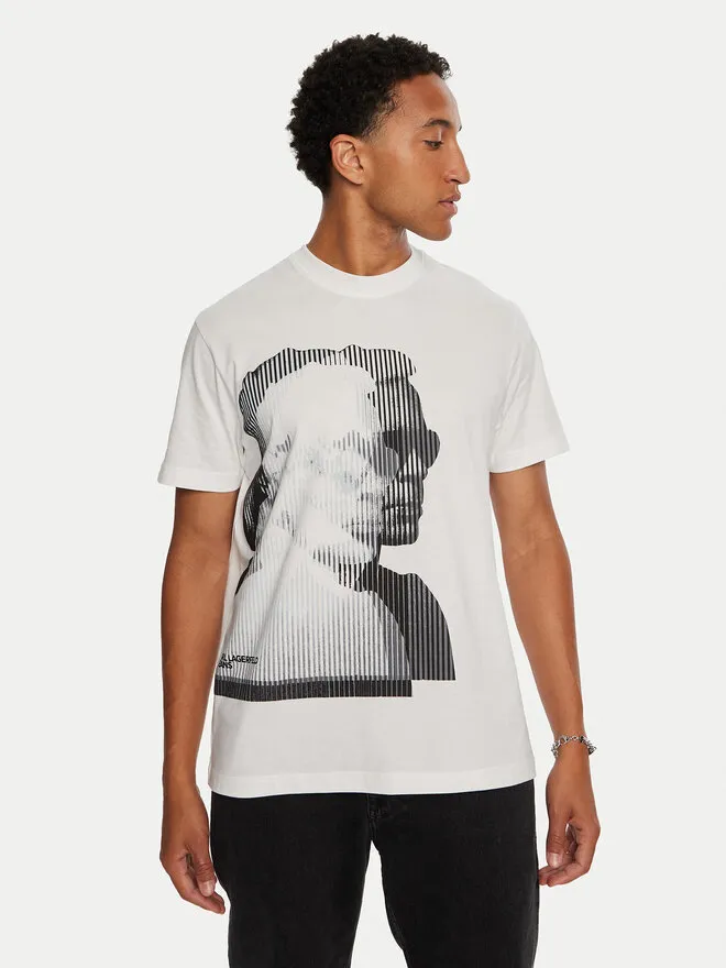 Karl Lagerfeld Jeans T-Shirt · Λευκό