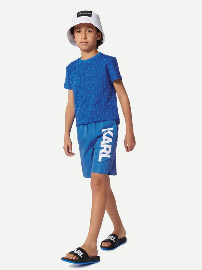 Karl Lagerfeld Kids T-Shirt · Μπλε